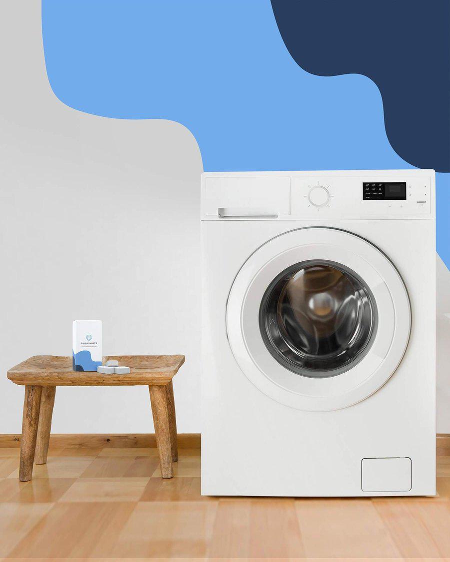 wasautomaat, wasmachine, voorlader, wit, decoratief