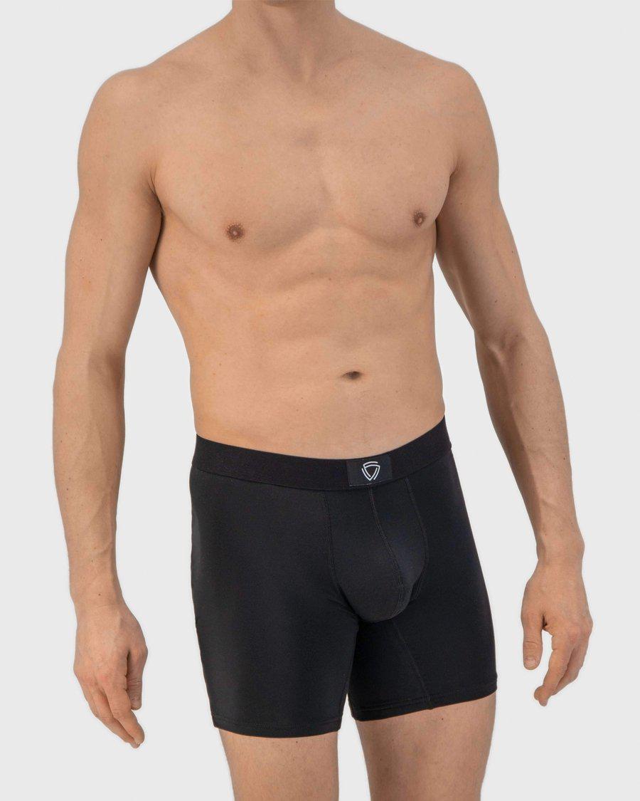 boxer, shorts, zwart, kleding, onderbroek