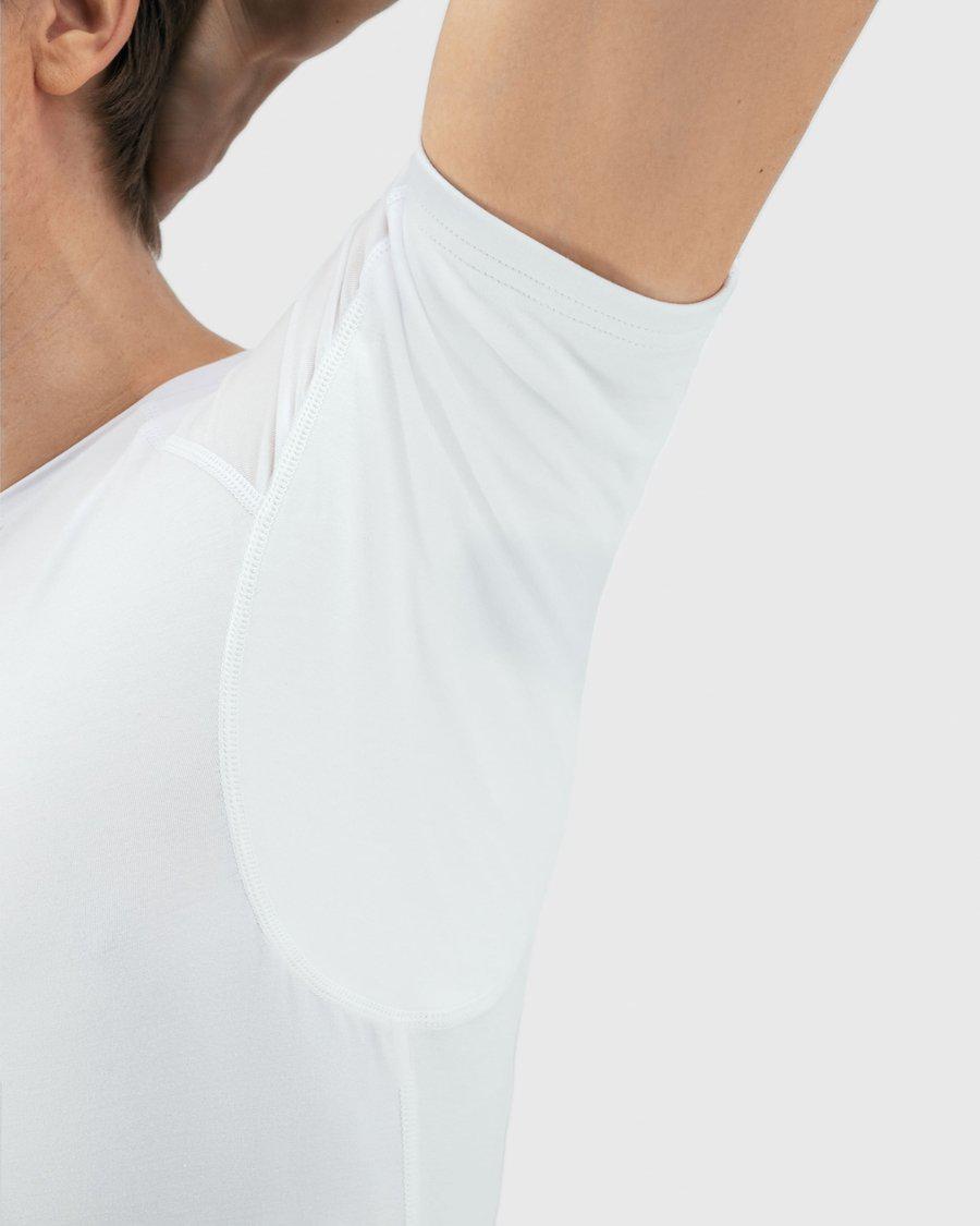 t-shirt, lange mouw, witte top, rugloze, streeppatroon?